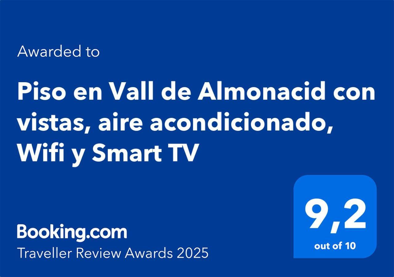 Piso En Vall De Almonacid Con Vistas, Aire Acondicionado, Wifi Y Smart Tv 외부 사진