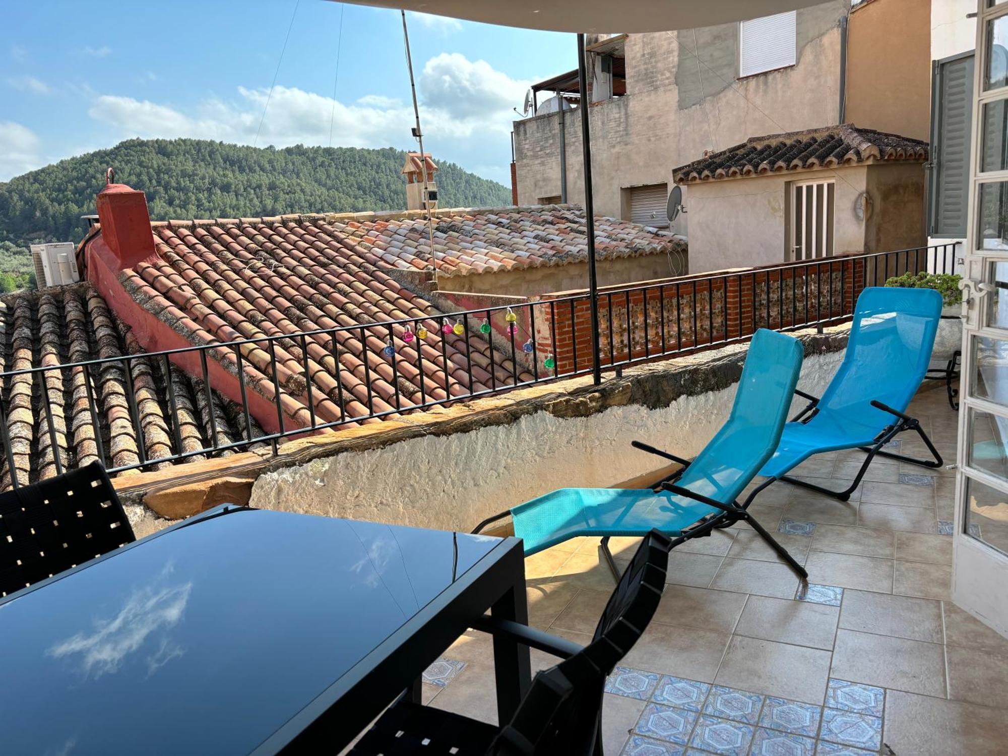Piso En Vall De Almonacid Con Vistas, Aire Acondicionado, Wifi Y Smart Tv 외부 사진